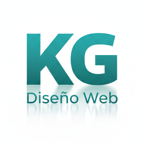 Logotipo de KG Diseño Web.
